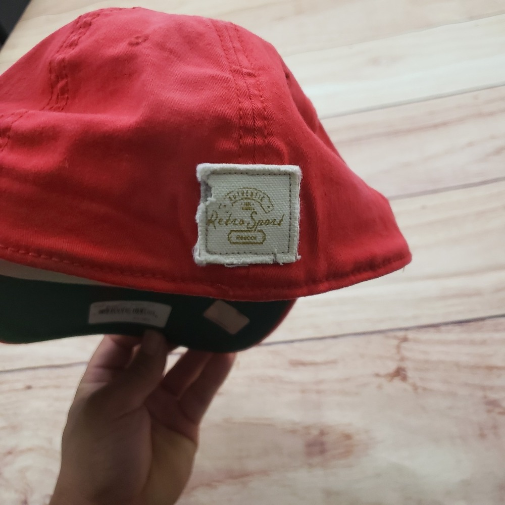 New York Giants Hat Cap Fitted Mens S/M Red White NFL Football Retro‎ Sport - Picture 5 of 8